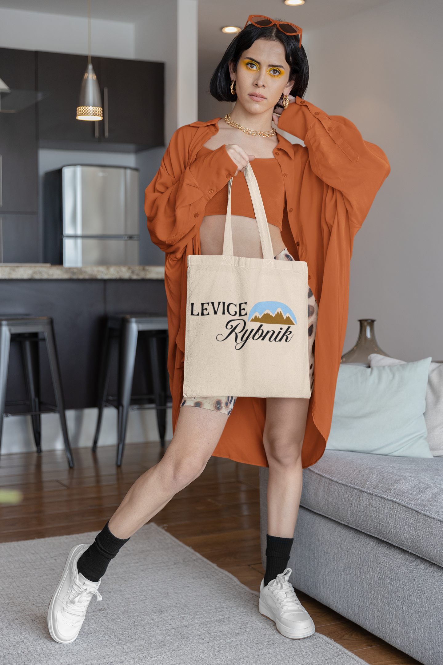 Levice Rybnik Canvas Shopping Tote